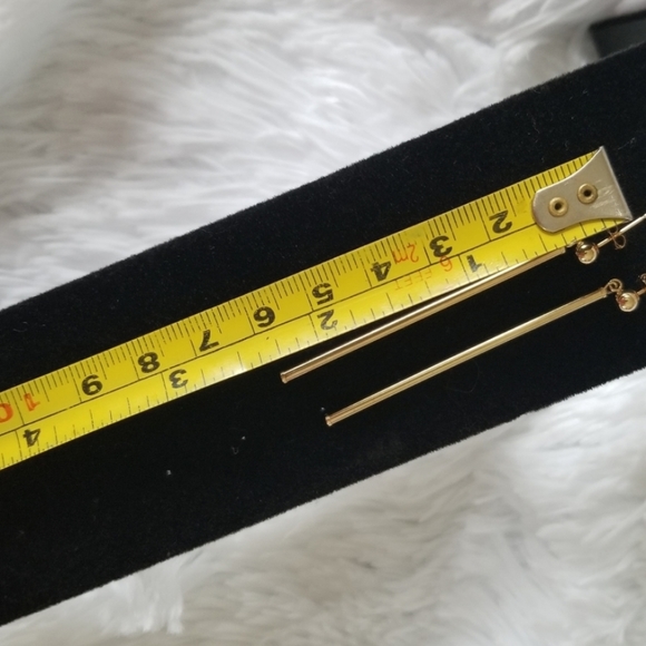 RESERVE FOR MY FRIEND..14k stick earings - Picture 3 of 4